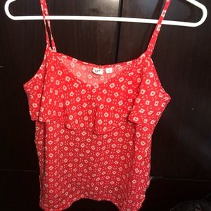 Gap cami printed with adjustable straps.